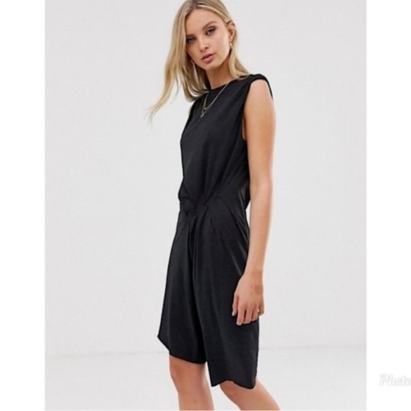 All Saints Black Mini Dress - Picture 4 of 15